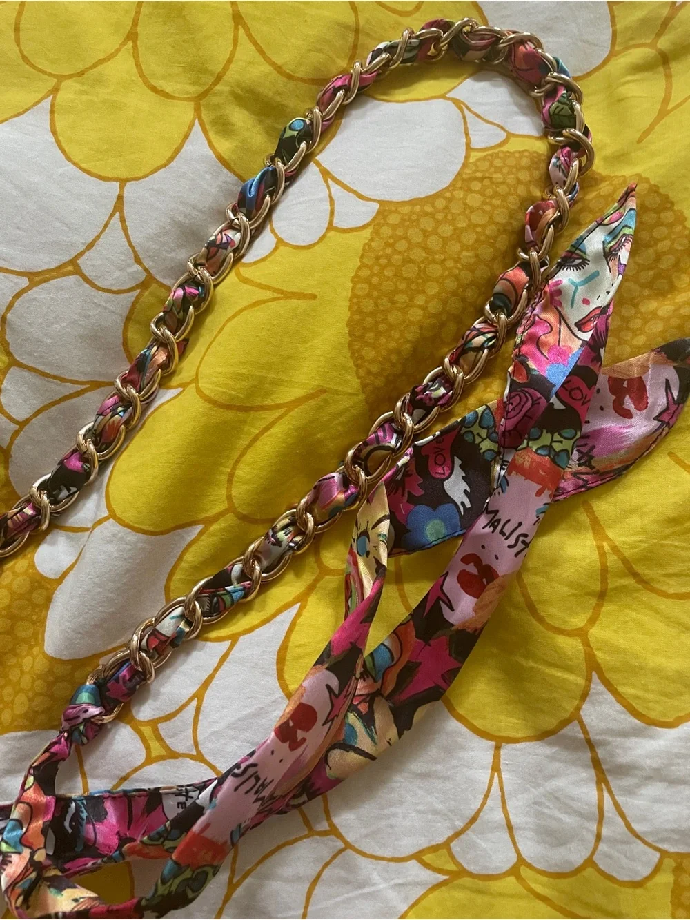 BNWT Betsey Johnson Scarf & Tie Belt